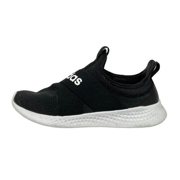 Adidas Puremotion Adapt Black Pull On Logo Low Top Running Sneakers Shoe Size 8 - Picture 1 of 5